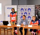 Otvorenie súťaže Komárno Rescue - Bc. Száz, PhDr. Polák, MUDr. Kratochvilová