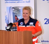 MUDr. Kratochvilová - odborný garant súťaže  Komárno Rescue