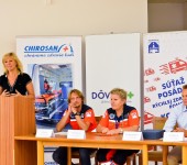 PhDr. Iveta Vojčiniaková ako rozhodkyňa súťaže Komárno Rescue 2016